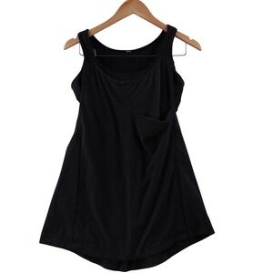 Lululemon Black Athletic Tank Built-in Bra Layered Sleeveless Athleisure Women 4